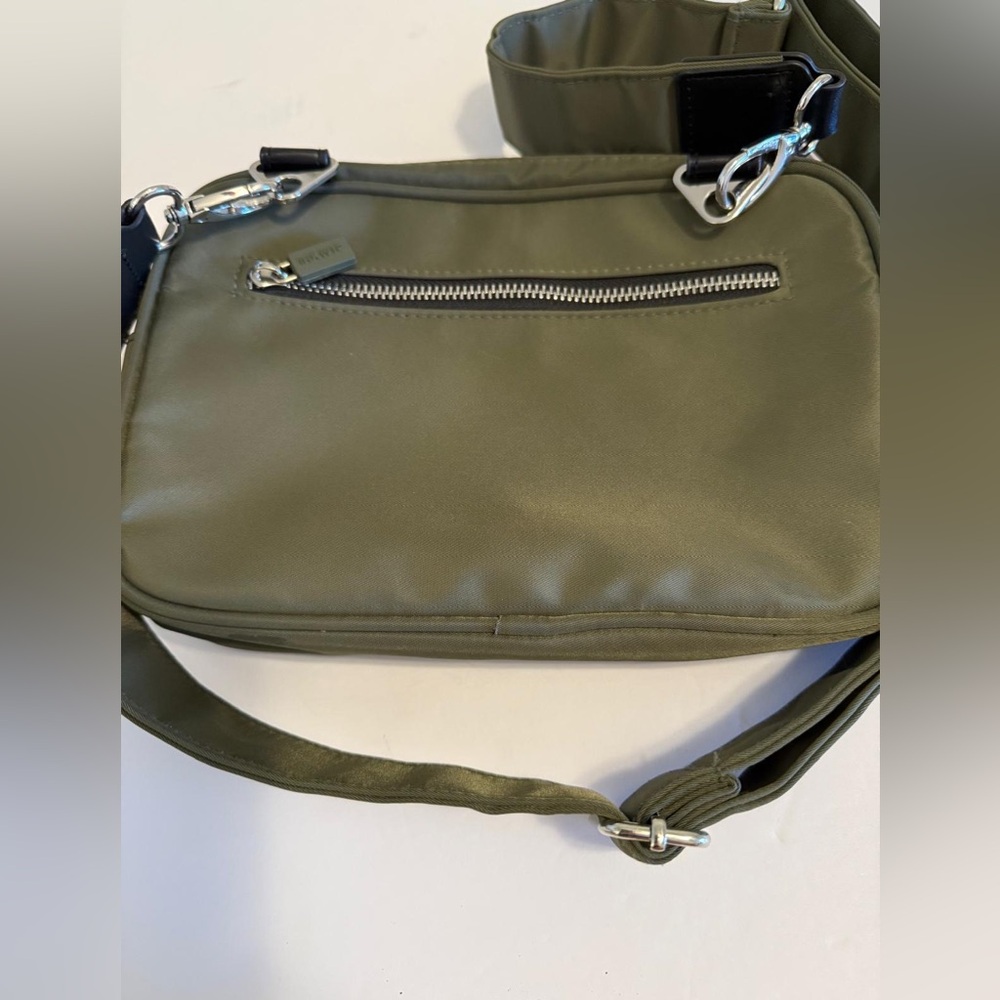 IHKWIP Olive Green Woven Nylon Crossbody Camera Bag - Picture 6 of 8